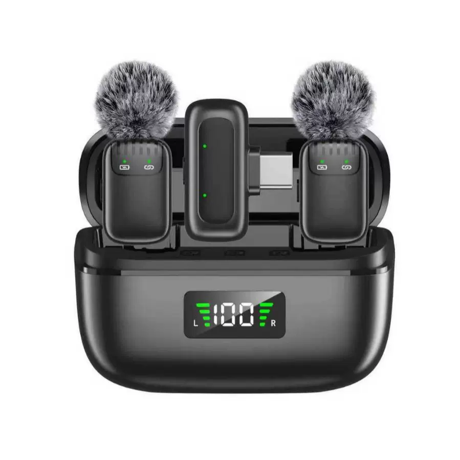 新款指尖mini8麦克风户外直播手机拍摄降噪便携式无线领夹麦克风