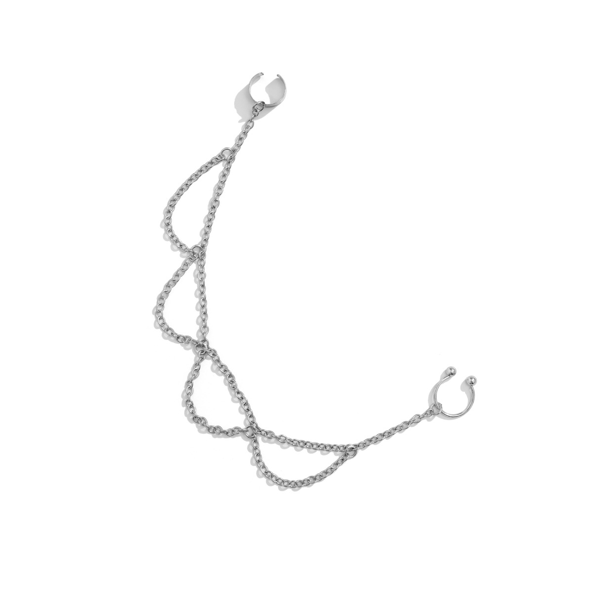 Gioielli minimalisti ed eleganti, nappe di perle artificiali senza perforazioni, accessori, catene di ferro, nappe,_voghion.com