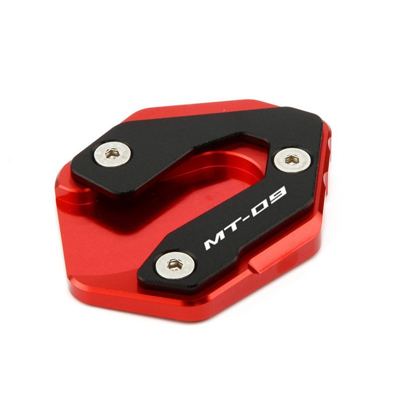 Suitable for Yamaha Mt09 13-20 Model Years, Modified Small Kickstand, Enlarged Side Stand Base, Widened Anti-Slip Seat