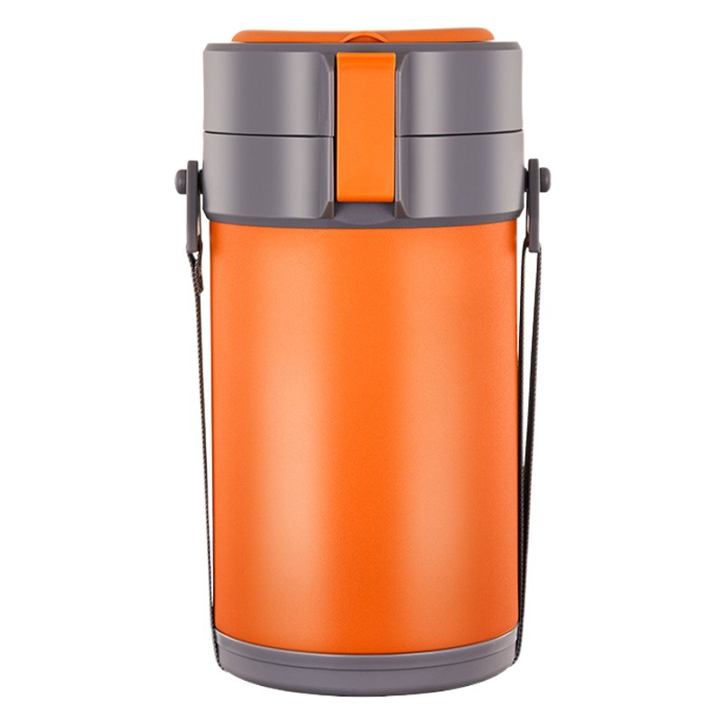 304 Stainless Steel Vacuum Pot Insulated Lunch Box Large Capacity Multi-Layer Insulated Bucket for Office Students Lunch Box