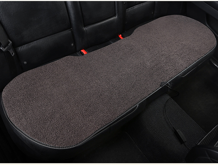 Heated Seat Cushion Fcc Certified Ce Winter Fur Cushion Car Plush Seat Cushion Car Supplies Winter Seat Cushion Warm
