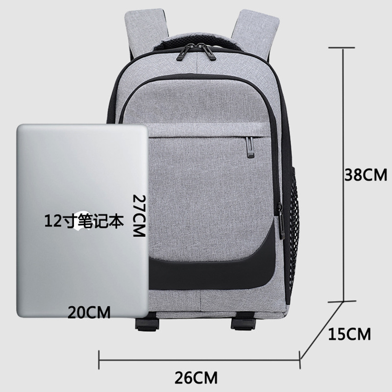 SLR 카메라 가방, 대용량, 다기능 백팩, 미러리스 카메라 가방, 14인치 컴퓨터 백팩, 남성용 및 여성용 디지털 가방