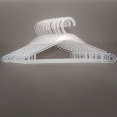 Wholesale dry cleaning shop disposable hangers foreign trade clothing factory universal hangers hotel plastic hangers home thickening