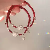Браслет hellokitty для мужчин и женщин, лучшие друзья, пара, красная веревка KT, подарочный колокольчик для студентов, ниша ручной работы