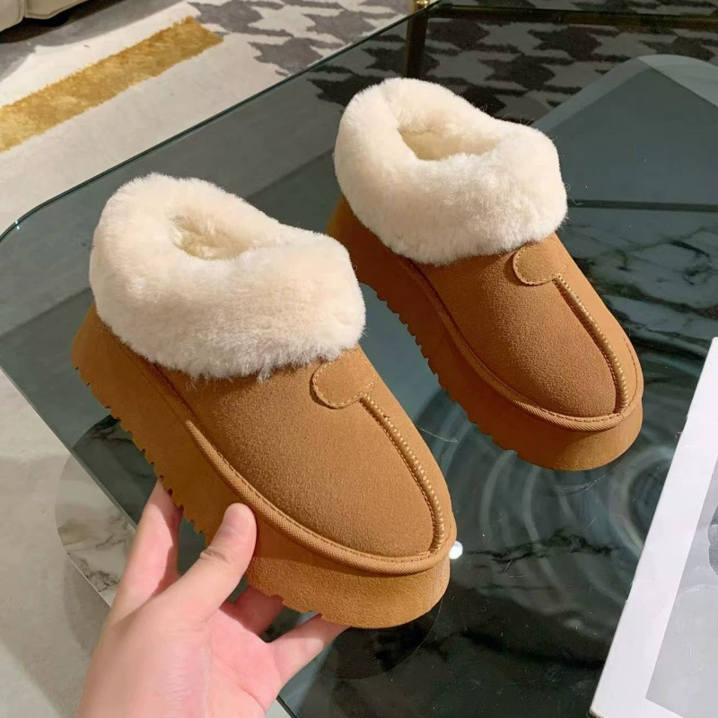 Зимние теплые сапоги, модная обувь