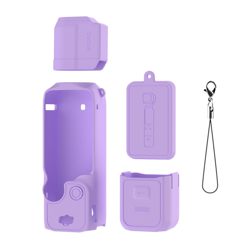BRDRC は DJI OSMO POCKET3 シリコンケースレンズ保護カバーディスプレイフードアクセサリーに適しています|undefined