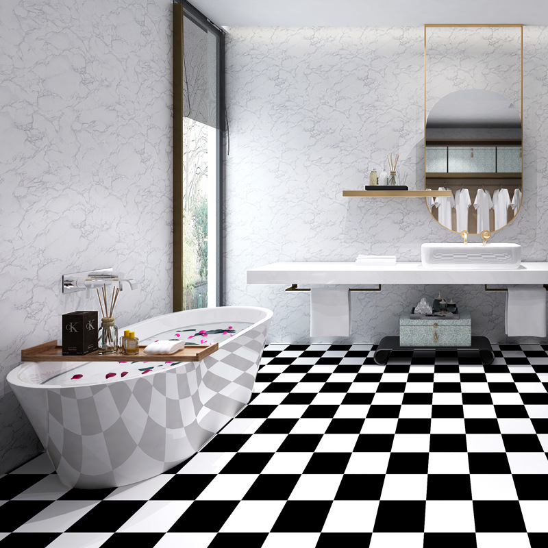 Transfronterizo Amazon autoadhesivo adhesivo industrial retro adhesivo cafetería peluquería pared piso renovación adhesivo