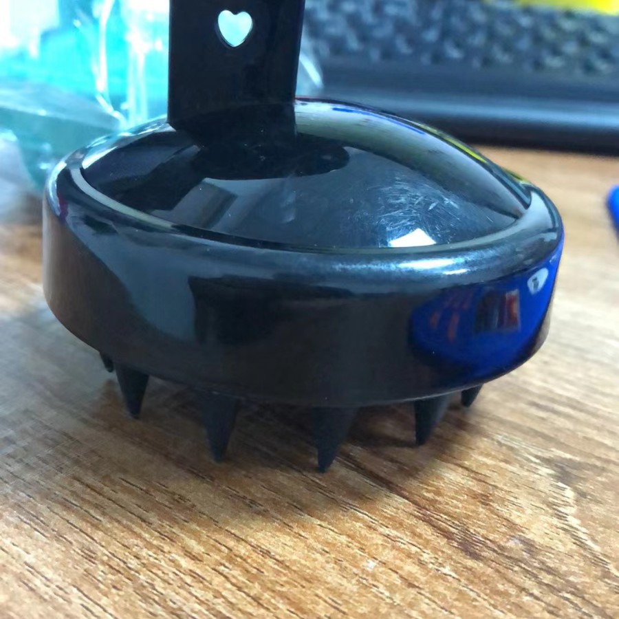 Temu en nombre del champú de pelo artefacto lavado de cuero cabelludo masaje champú peine champú cepillo masajeador peine de silicona rascador de pelo