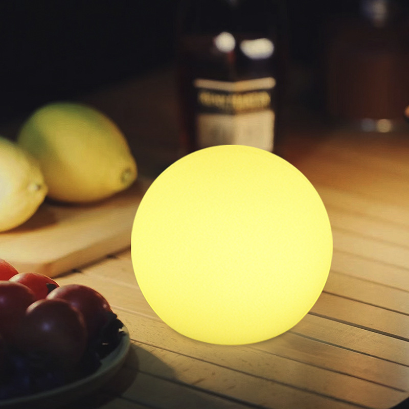 Rechargeable remote control table lamp bar restaurant Cafe desktop atmosphere decoration creative round spherical moon led night light Rechargeable remote control table lamp bar restaurant Cafe desktop atmosphere decoration creative round spherical moon led night light