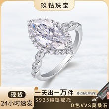 �羳�ֻ�S925����Īɣʯ��ָŮ�黨�۶���ŷ�����������챬������