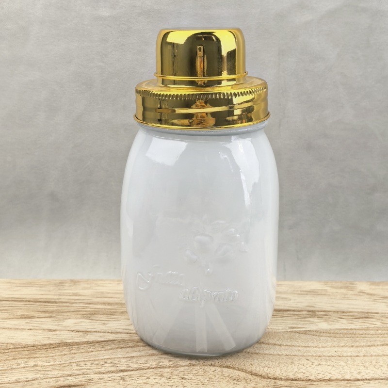 不锈钢电镀摇酒器盖铝盖圆形调酒器盖