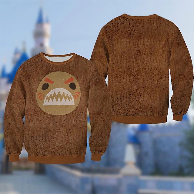 Fun Tribal Clothing 3D Digital Printing Spot Hombres y mujeres con el mismo estilo Primavera y otoño Sudadera suelta de manga larga Suéter de cuello redondo