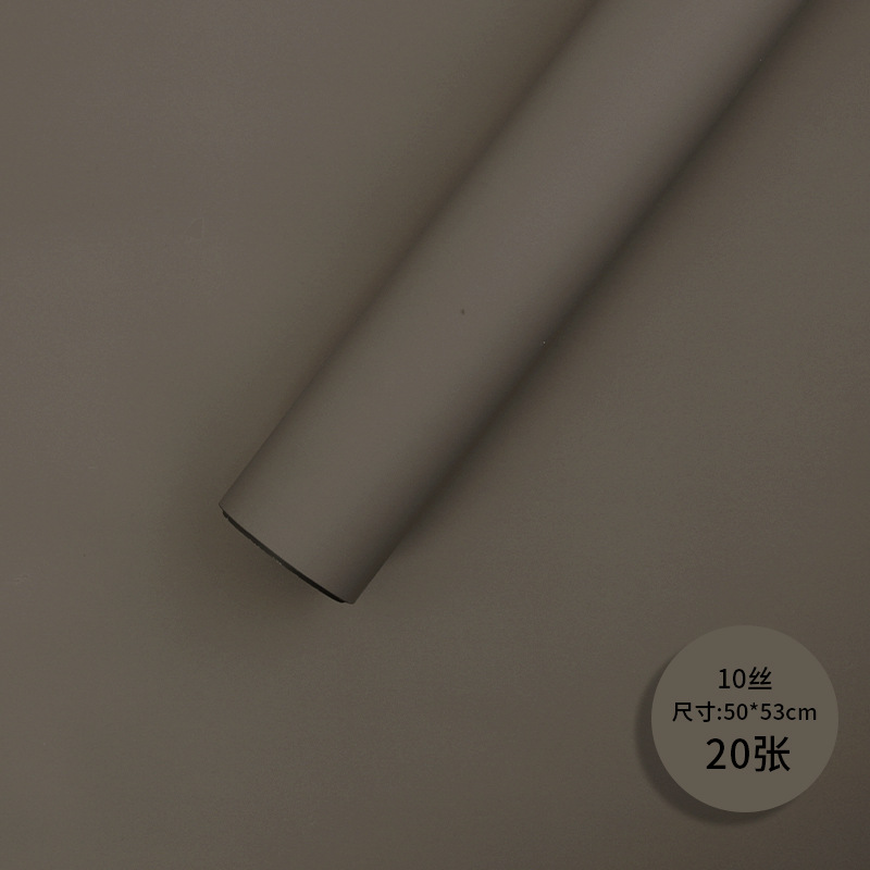 Red popular 10 seda coreana papel de estilo amor mate niebla papel esmaltado espesado impermeable duro florista de papel de envoltura