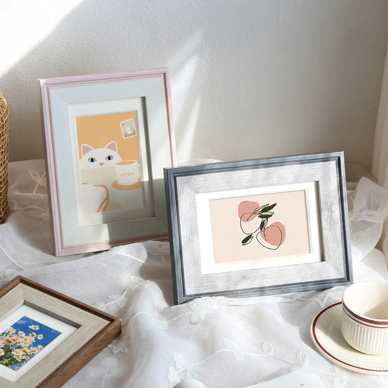 Casual Photo Frame Table Creative Scandinavian 8 Inches 6 Inches 7 10 Kidsren's Photo Frame Photo Frame B5A4 Factory Wholesale