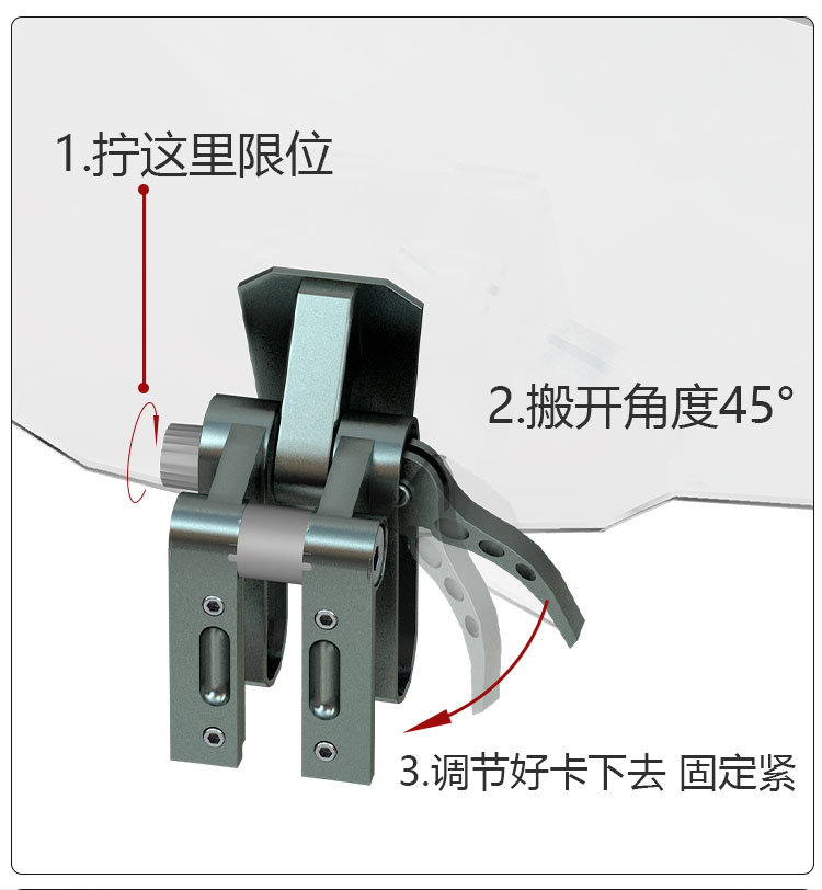 Motorcycle universal modified small windshield retrofit plus high-profile lifting windshield anti-kite line anti-cutting accessories