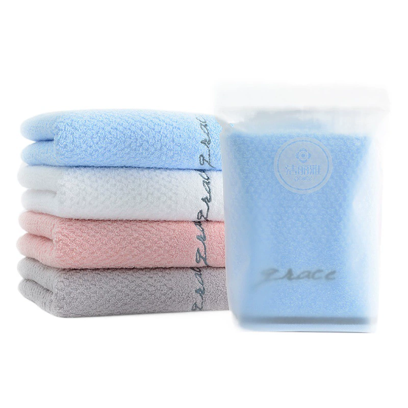 Jieliya eva Одиночная сумка хлопковое Удобное Мягкое хлопковое полотенце с вышитым логотипом Jieliya полотенце