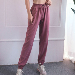 European and American Loose Sports Pants Women's Running Summer Thin Overalls High Waist Quick-drying Yoga Pants