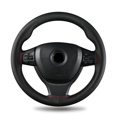 First layer cowhide car steering Steering wheel cover