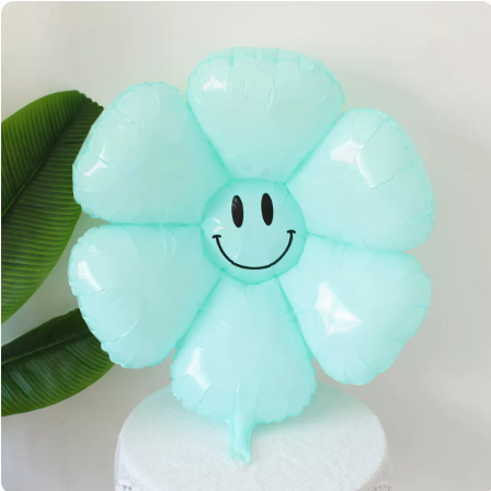 웃는 블루와 스몰 사이즈 데이지