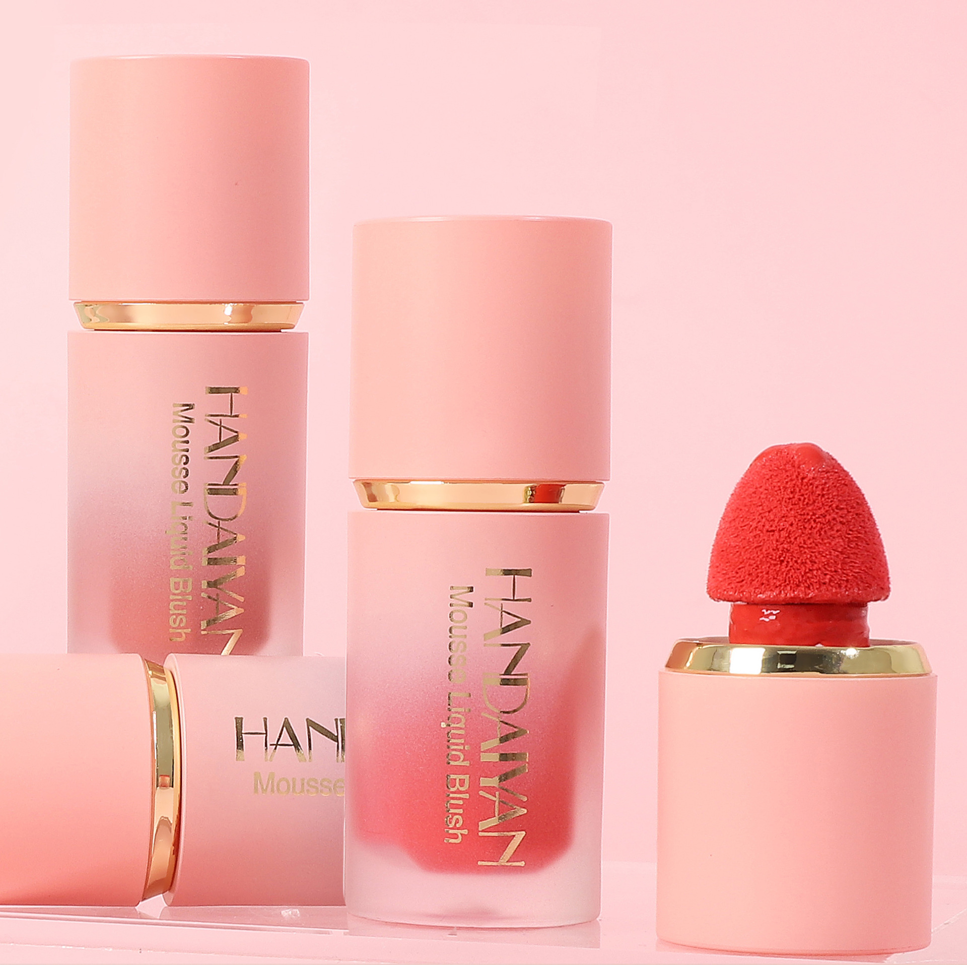 Cross-border liquid blush Contouring HANDAIYAN Natural Modification Easy to color matte Blush Liquid Blush Blush undefined