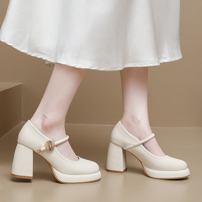 White high heels heels