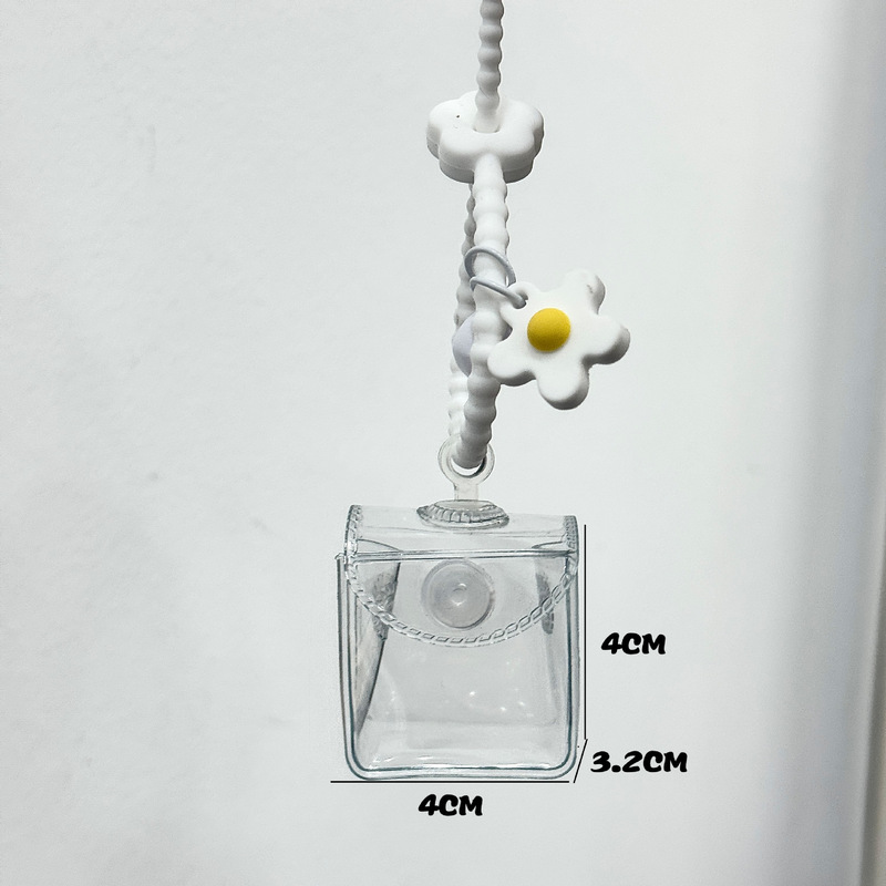 超Q萌え粒氷4 * 4cm小ストラップ人形バッグ外出展示防塵透明収納バッグ谷美|undefined