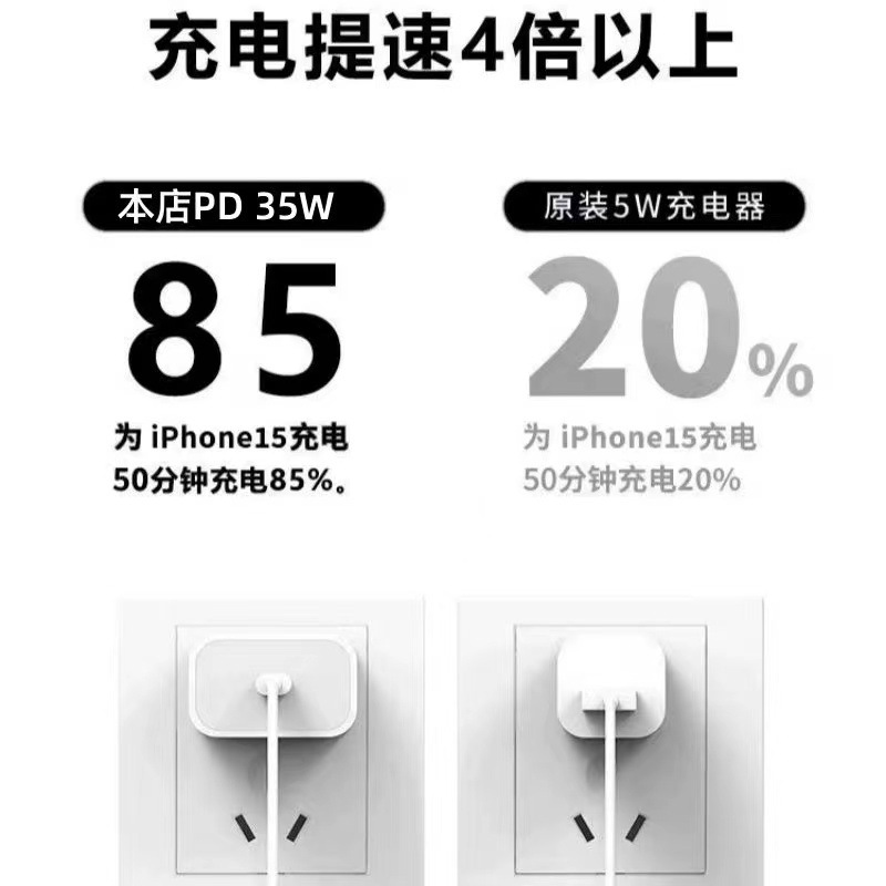iPhone15 Apple フルシリーズ JYPD35W 急速充電セット 携帯電話 タブレット充電器 デュアル Type-C|undefined