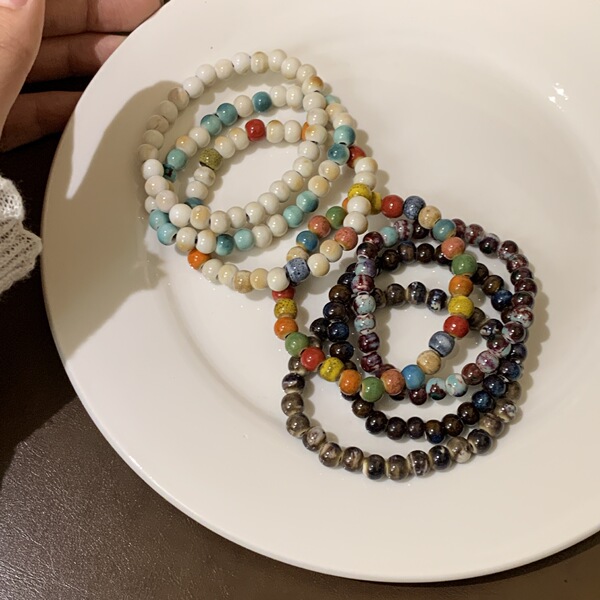 retro universal ethnic beaded bracelet