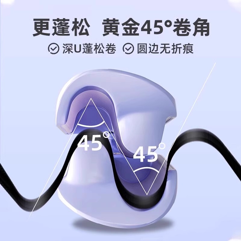 エッグロールヘアアイロン 32mm 大きなカール ケーキウールアイロン ショートヘア ウェーブ 長持ちスタイリング 髪にダメージなし|undefined