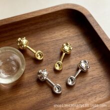 迷你合金猫咪厨师勺子 diy仿真树脂配件手机壳手工发夹头绳饰品材