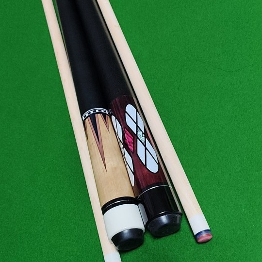 Taco de billar estilo chino 1/2, madera de arce 13mm, junta de acero inoxidable, uso profesional en club de billar