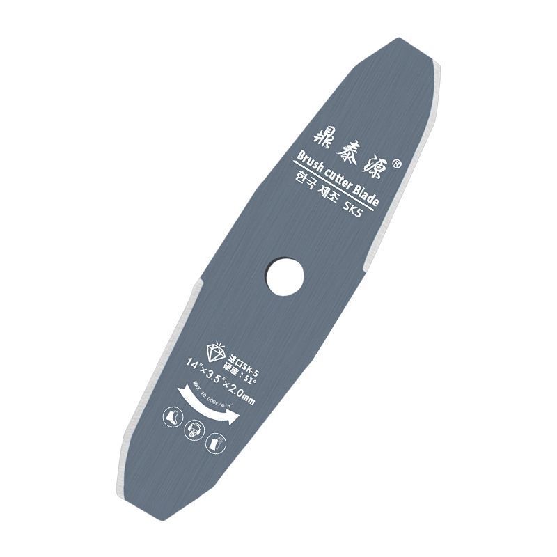 Accesorios de cortadora de césped de gasolina cuchilla octogonal alargada cuchilla de acero para herramientas de jardín