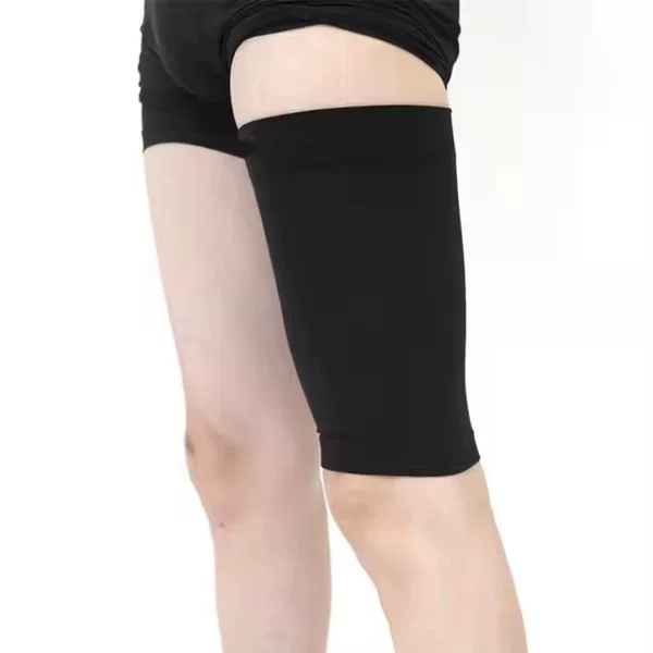 European and American Anti-Slip Thigh Sleeves, Elastic, Anti-Friction, Breathable, Men's and Women's Sports Fitness Compression Protective Leg Sleeves, Sports Protection