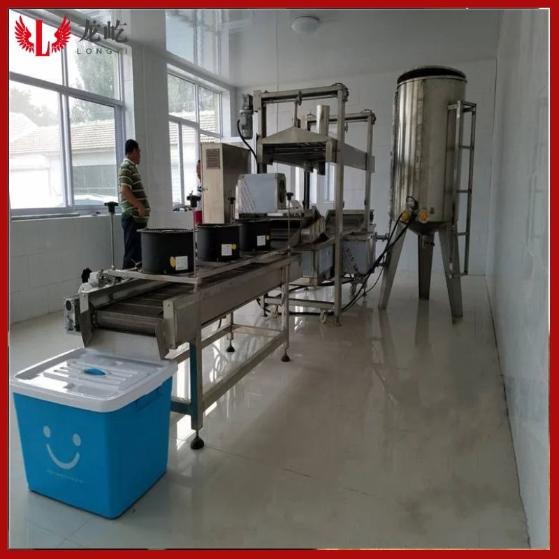 商用麻花油炸机食品厂连续式软麻花油炸设备全自动麻花油炸机器