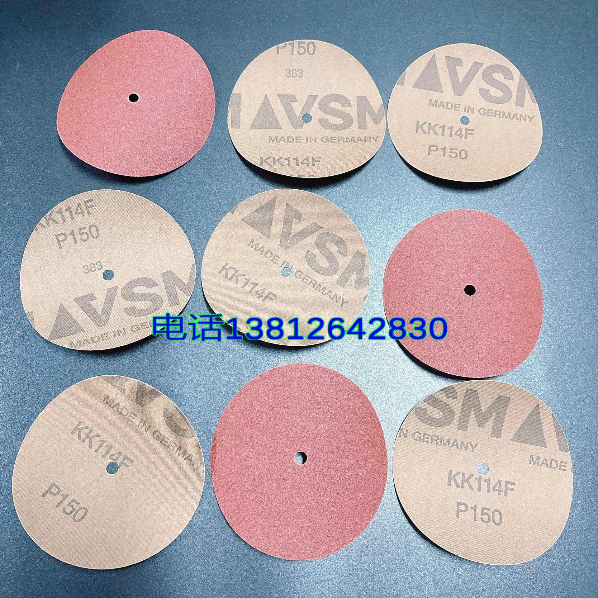 VSM KK114F P150 TABER wear-resistant test repair sandpaper wear-resistant sandpaper imported from Germany 100 pieces
