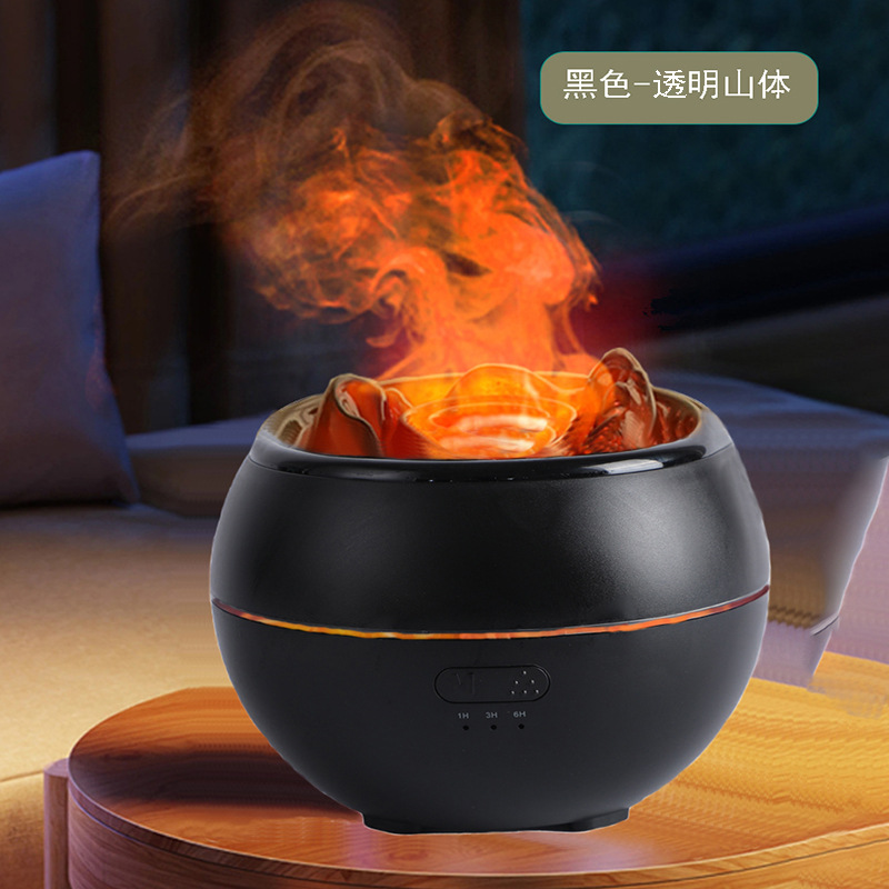 투명마운틴블랙-360mL-USB 플러그인 모델