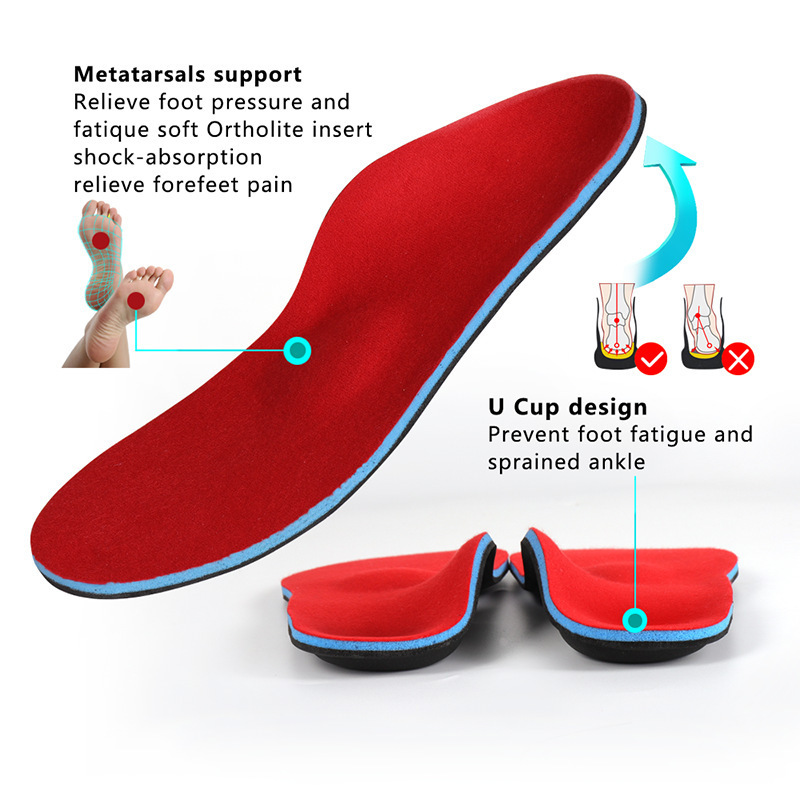 Orthotic Arch Support Insolas de soporte de arco Insolas de forma de calzado Pies planos severos