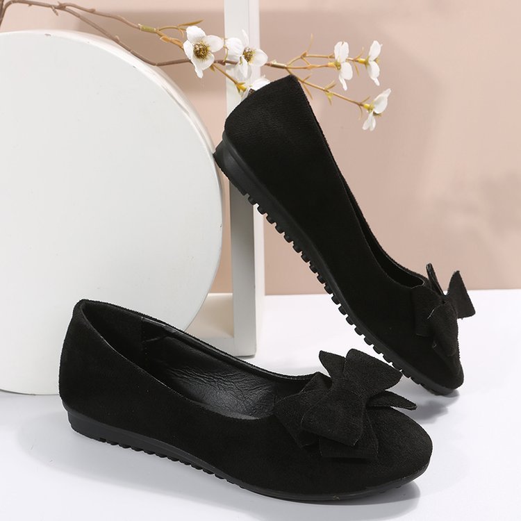 Women's Casual Solid Color Bowknot Round Toe Flats display picture 14