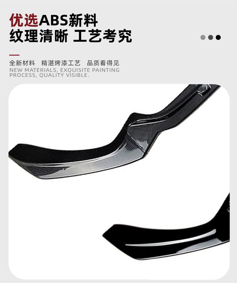 Front Lip Spoiler for BMW 1 Series F20 F21 M-Pack 118i 120i 2015-19