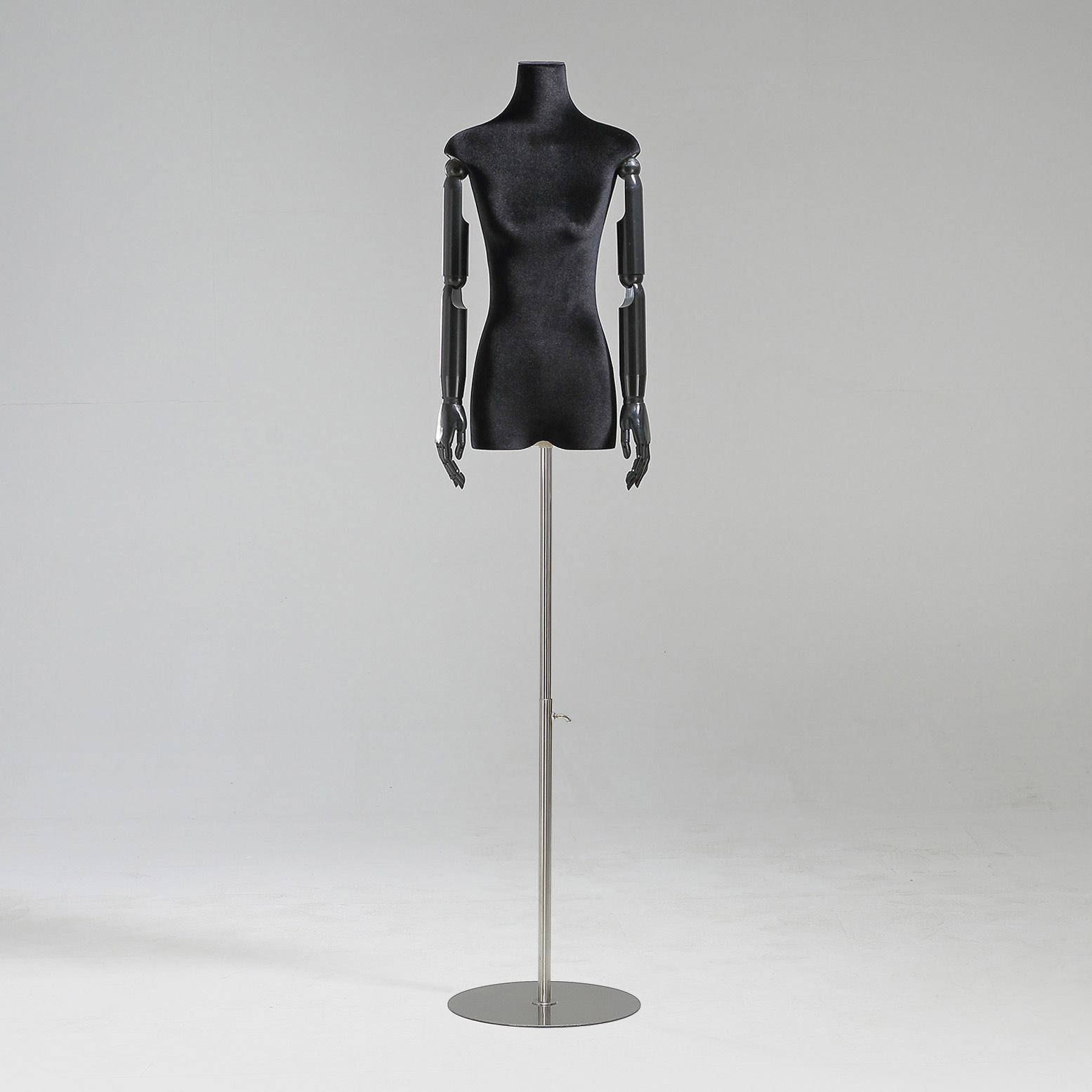 Modelo de tienda de ropa estante de exhibición de terciopelo pecho plano cuerpo plano ropa de mujer modelo de busto accesorios ventana estante modelo de plataforma image 27
