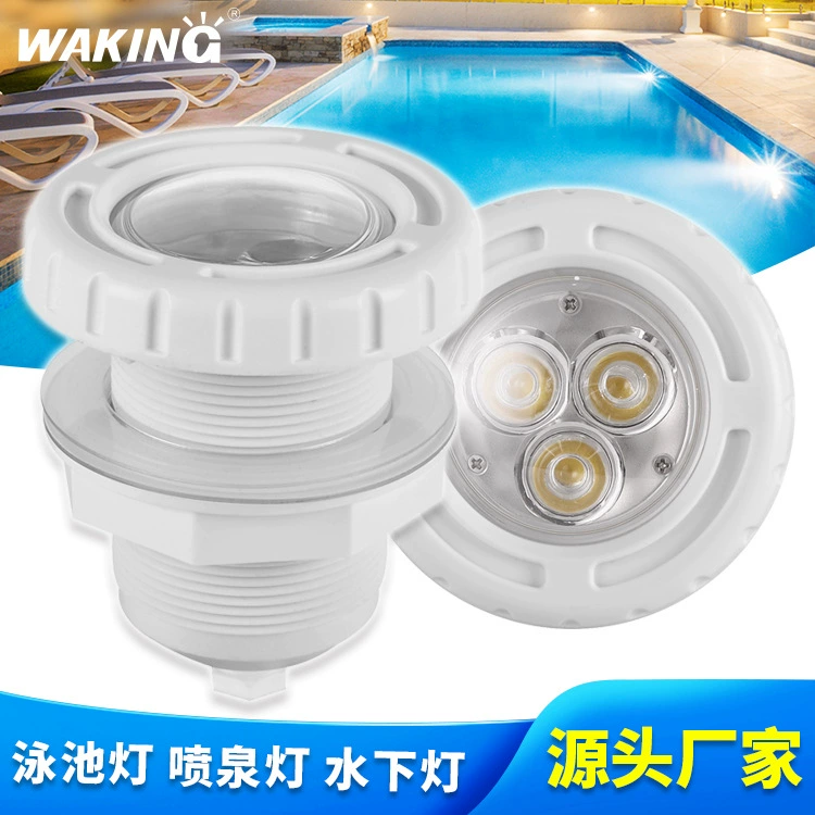 Встраиваемый настенный подводный светильник из стекловолокна для бассейнов, подводный светильник для гражданских бассейнов, светодиодный светильник 12В для отельных бассейнов, светильник для бассейнов из ПВХ