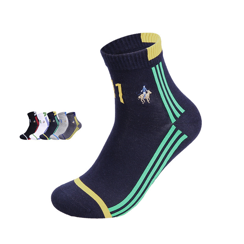 Jadely Paul/Jadeely Paul Socks Men's Short Sports Men's Socks Spring and Autumn Boneless Cotton Socks