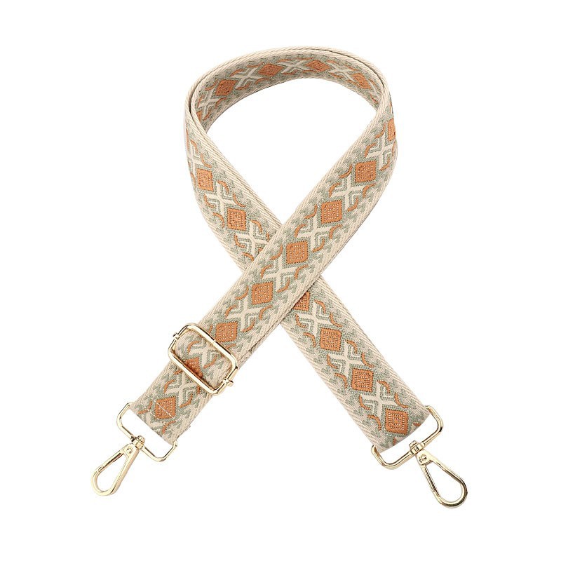 Correa de hombro ajustable jacquard 38mm ancha resistente poliéster universal bolso