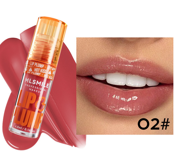 MLSMILE 6-color Duck Lip Oil Lip Gloss, Big Mouth Pouty Lip Honey Lip Glaze undefined