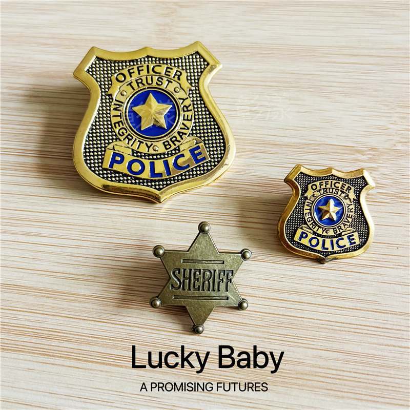 Crazy Zoo Broches Judi Bunny insignia oficial de policía perímetro pin conmemorativo regalo ropa accesorios colgantes