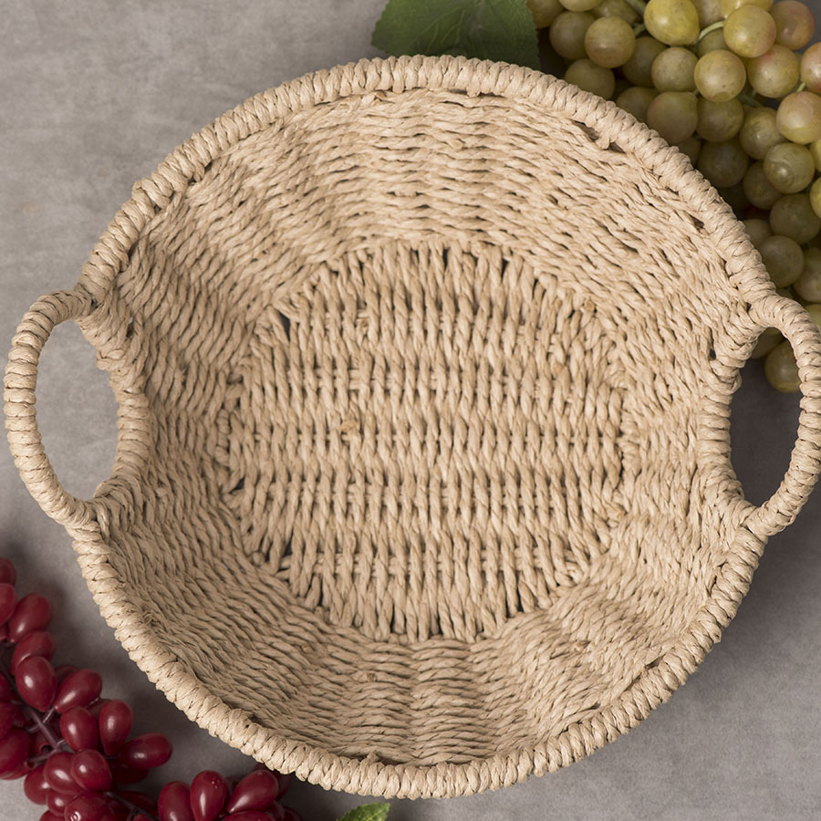 Cesta de almacenamiento de cuerda de papel al por mayor Cesta de almacenamiento de artículos diversos de cocina de escritorio para el hogar Cesta de almacenamiento de juguetes para la habitación de los niños al por mayor Spot al por mayor