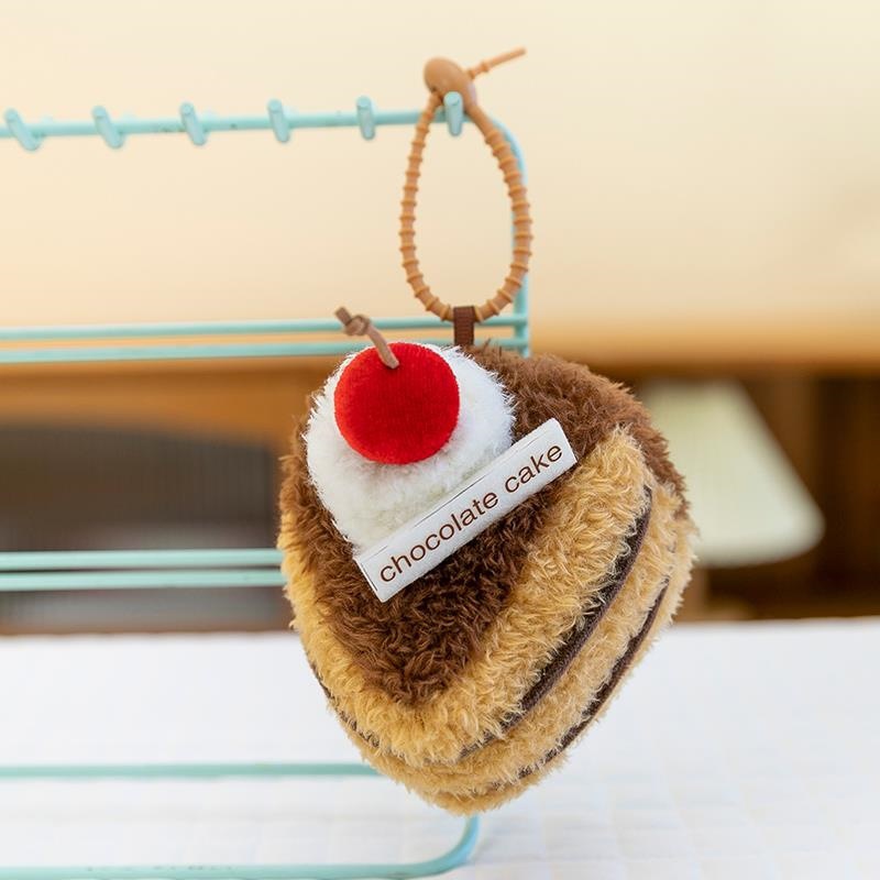 Nuevo sándwich divertido lindo muñeca de pastel muñeca decoración colgante peluche postres juguetes adornos de automóviles