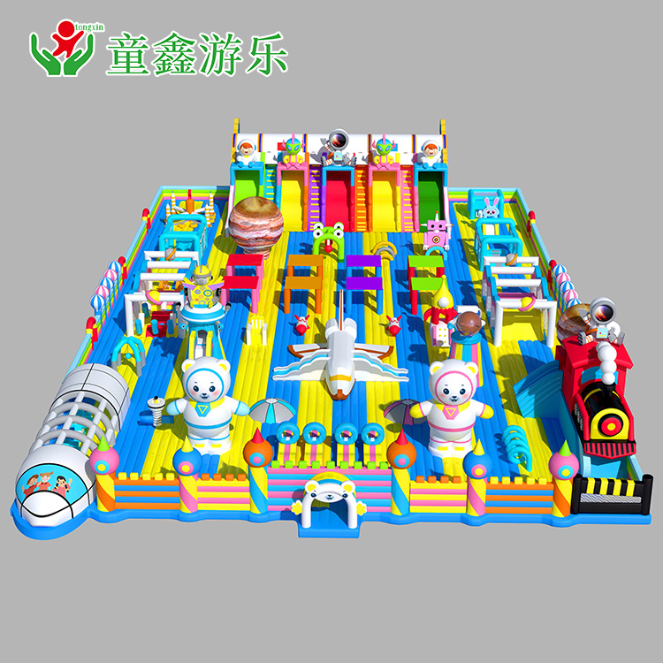 Naughty Fort parque infantil centro comercial atrio equipos de parque infantil interior piscina trampolín instalaciones de entretenimiento inflables