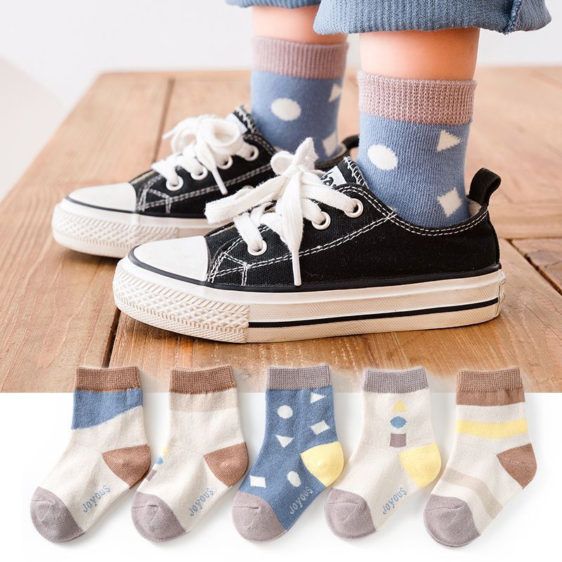 Calcetines para niños Calcetines para niños de algodón de tubo medio de otoño para bebés otoño e invierno dibujos animados para niños y niñas nuevos calcetines para bebés para hombres y mujeres