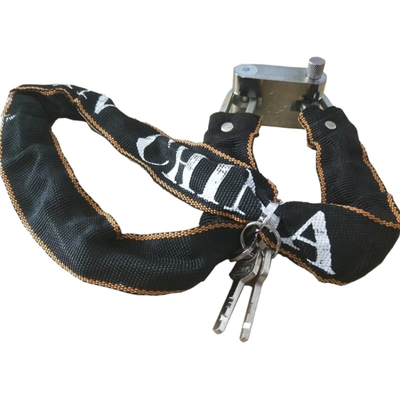 Cerradura de la bicicleta de montaña cerradura de alambre de Cabeza Cuadrada robar cerradura de la cadena de la motocicleta eléctrica